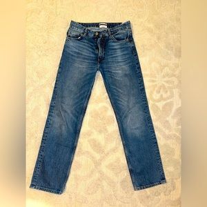 Size 8 Fitted Blue Jeans from Zara